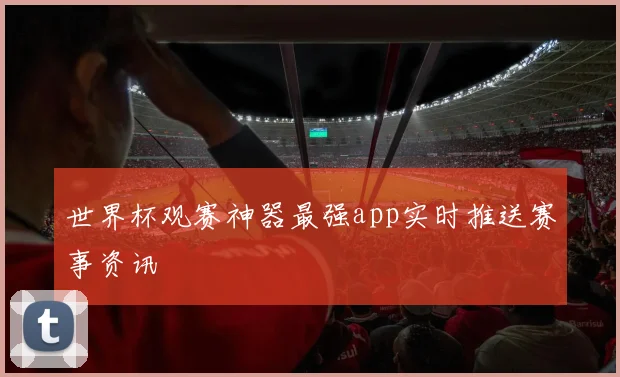 世界杯观赛神器最强app实时推送赛事资讯